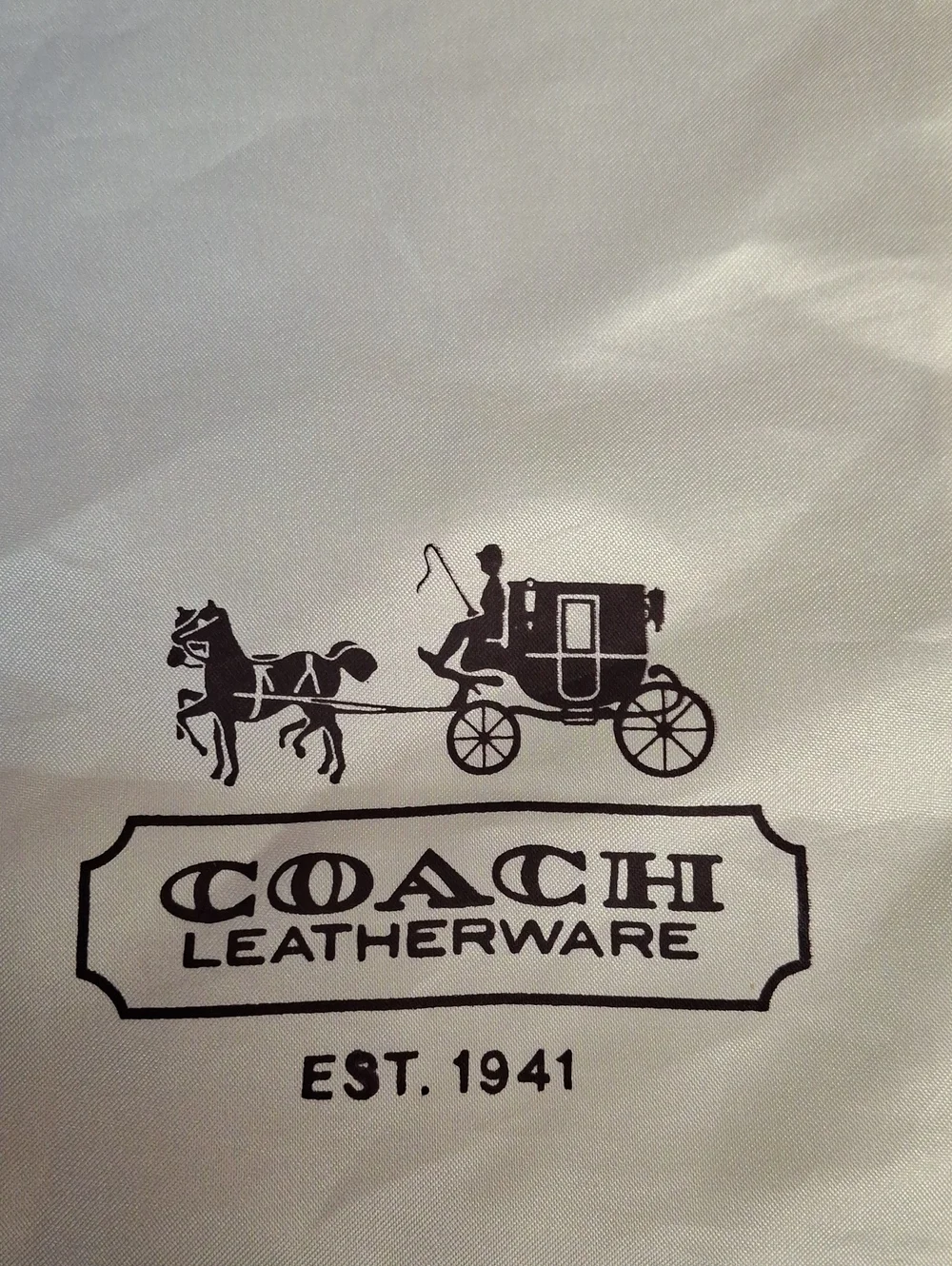 Coach Satiny Dust Bag 19x15 Preloved